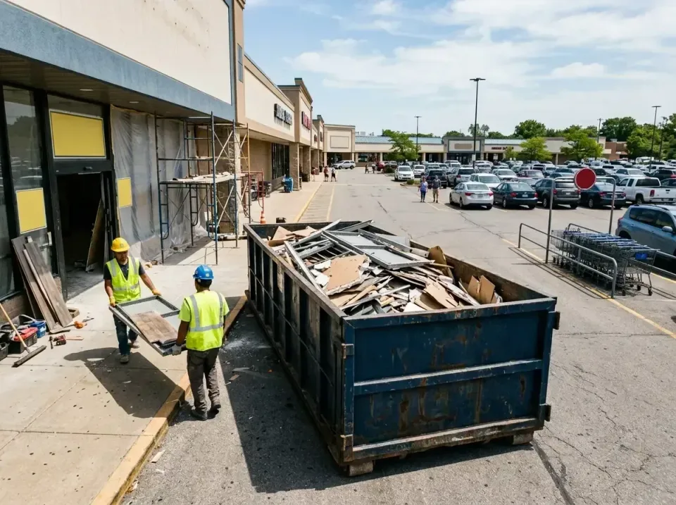 retail-store-renovation-debris-003 — frequently asked questions, Roll-off Dumpster Rentals in Macomb, IL